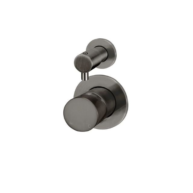 Angle Meir Round Diverter Mixer Pinless Handle Shadow Trim Kit MW07TSPN-FIN-PVDGM - The Blue Space