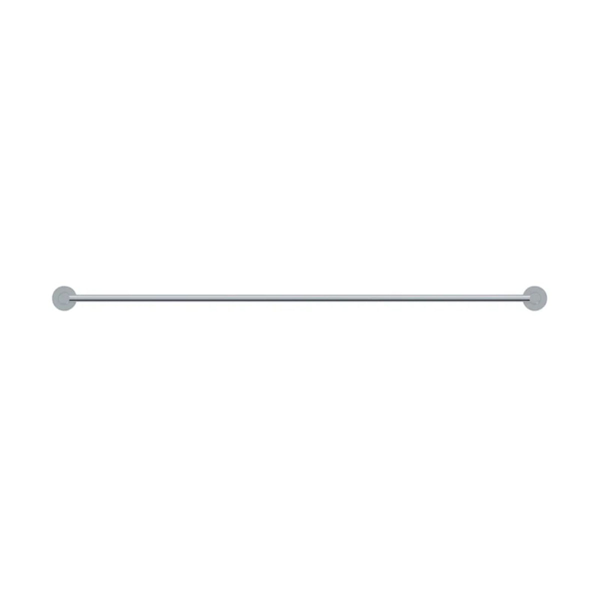 Front 2 Meir Round Double Towel Rail 900MM - Polished Chrome MR01-R90-C - The Blue Space