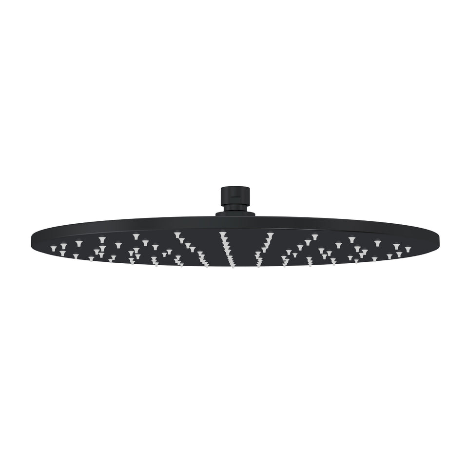 Meir Round Shower Rose 300mm Matte Black