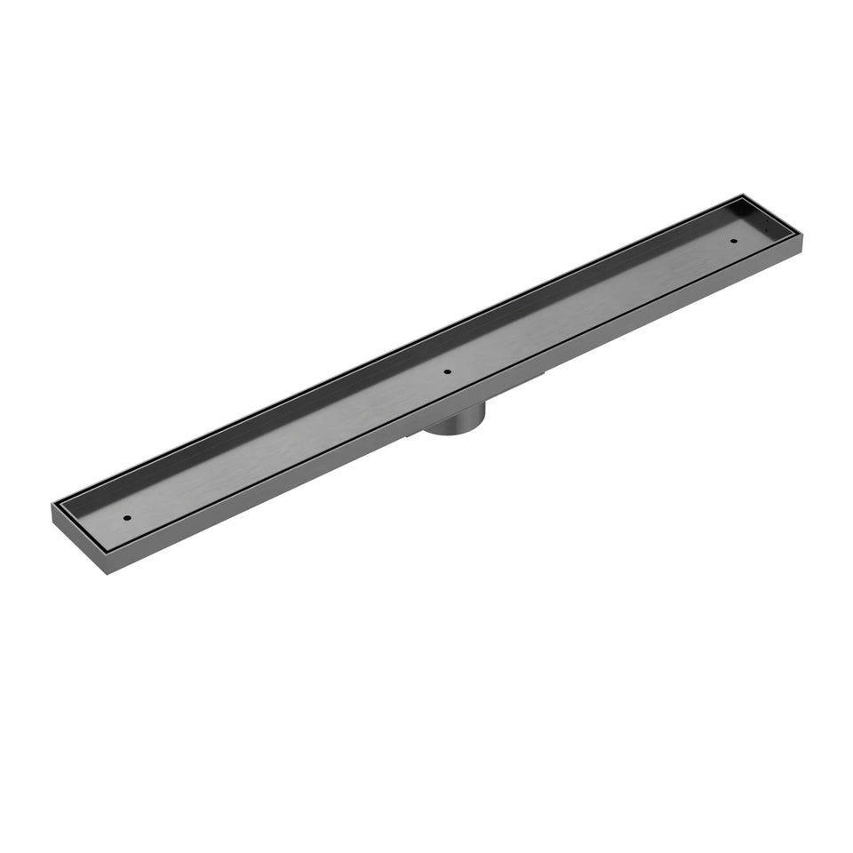 Meir Shower Channel Waste 900mm with Tile Insert - Shadow
