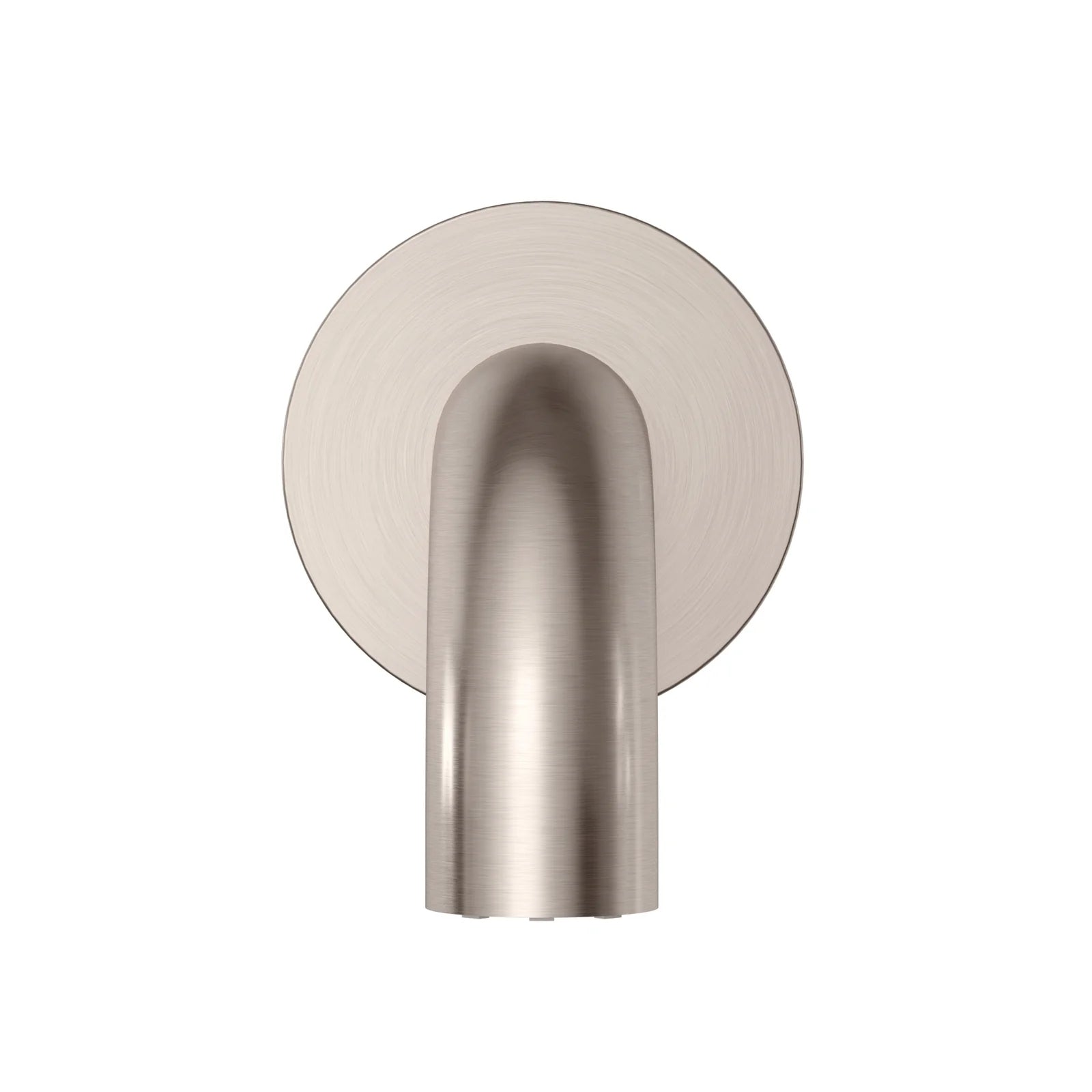 Front Meir Universal Round Curved Spout 170mm - Champagne MS05-170-CH - The Blue Space