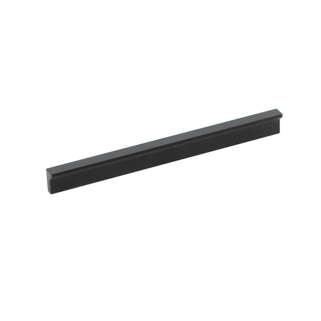 Momo Angle Pull Handle 128mm Matte Black A0077.128.MBL - The Blue Space