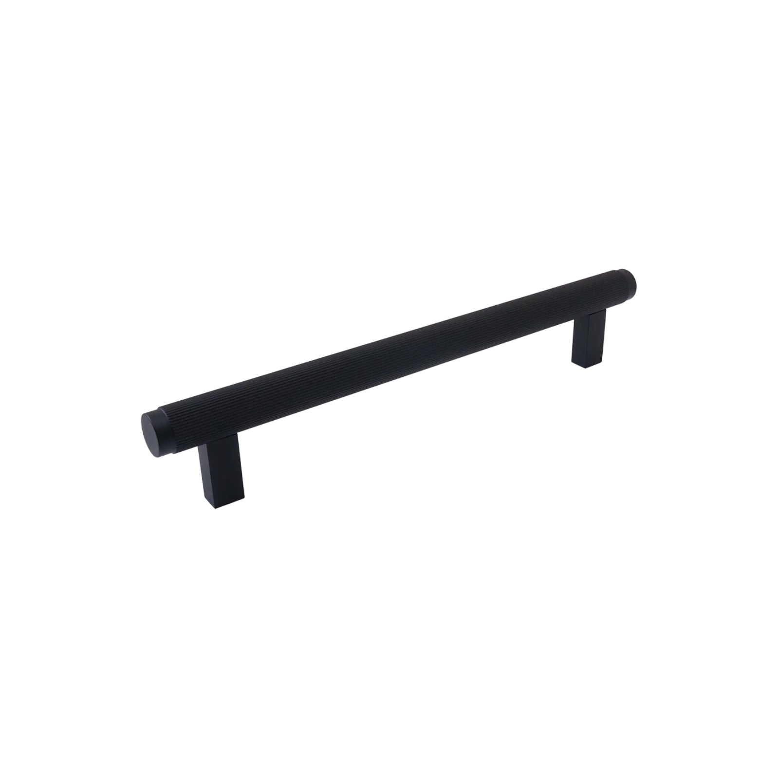 Momo Bellevue Lined Bar Pull Matte Black BVPLD160.MBL - The Blue Space