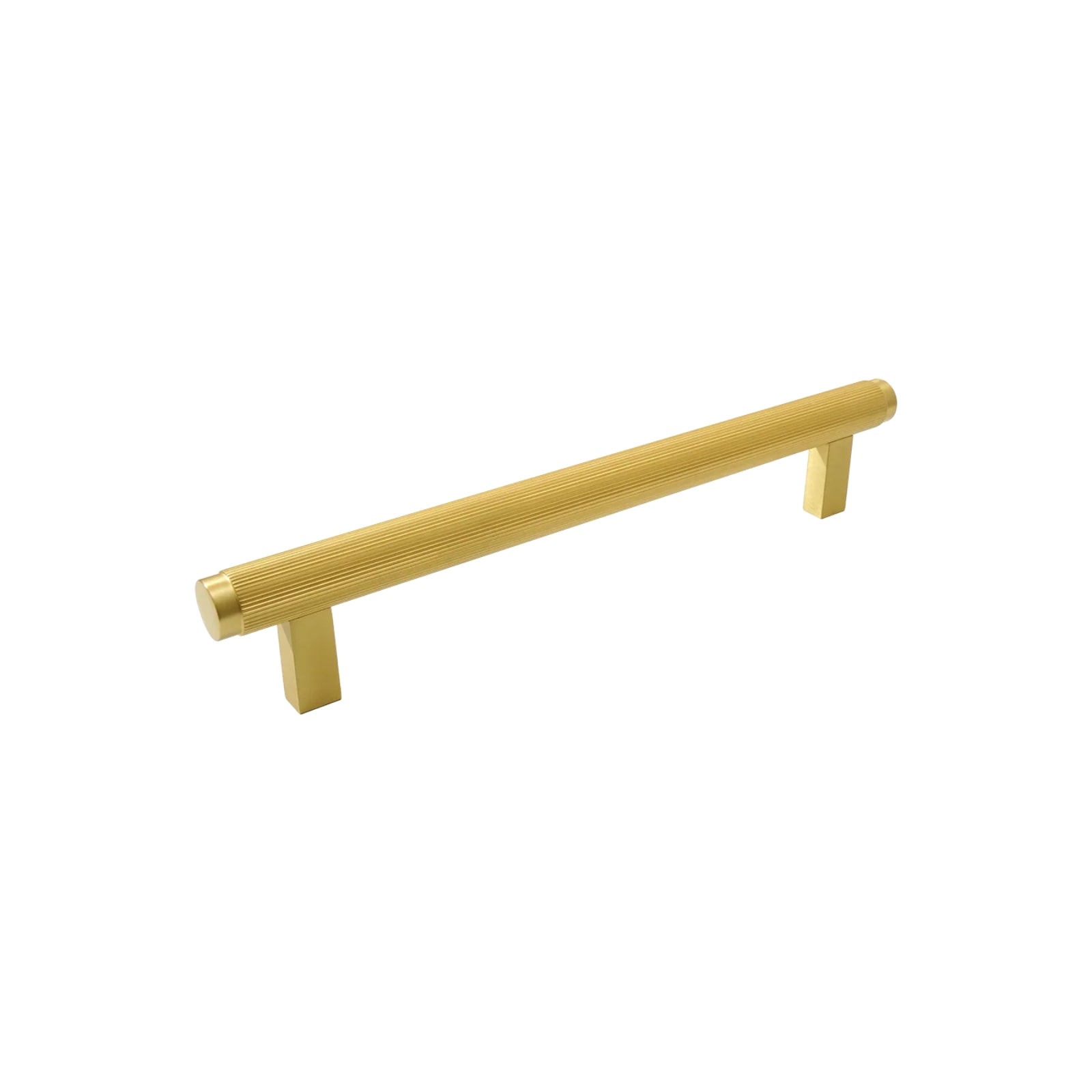 Momo Bellevue Lined Bar Pull Satin Brass BVPLD160.BSB - The Blue Space