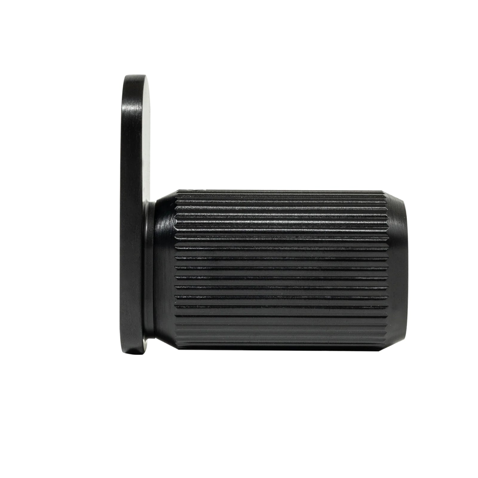 Side View Momo Brooklyn Wall Hook 40mm Brushed Black BKN7045.040.BBL - The Blue Space