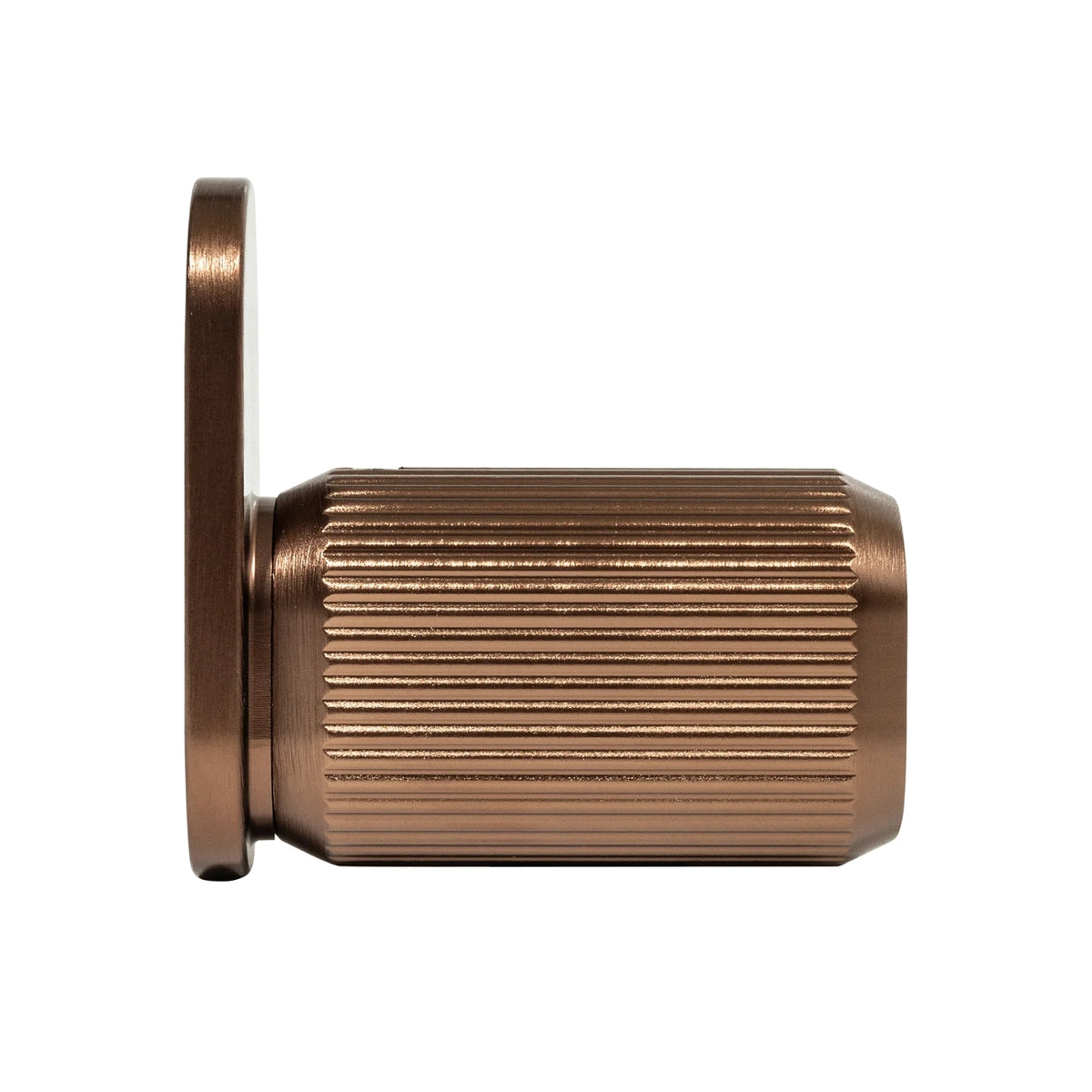 Side View Momo Brooklyn Wall Hook 70mm Brushed Bronze BKN7045.070.BRBZ - The Blue Space
