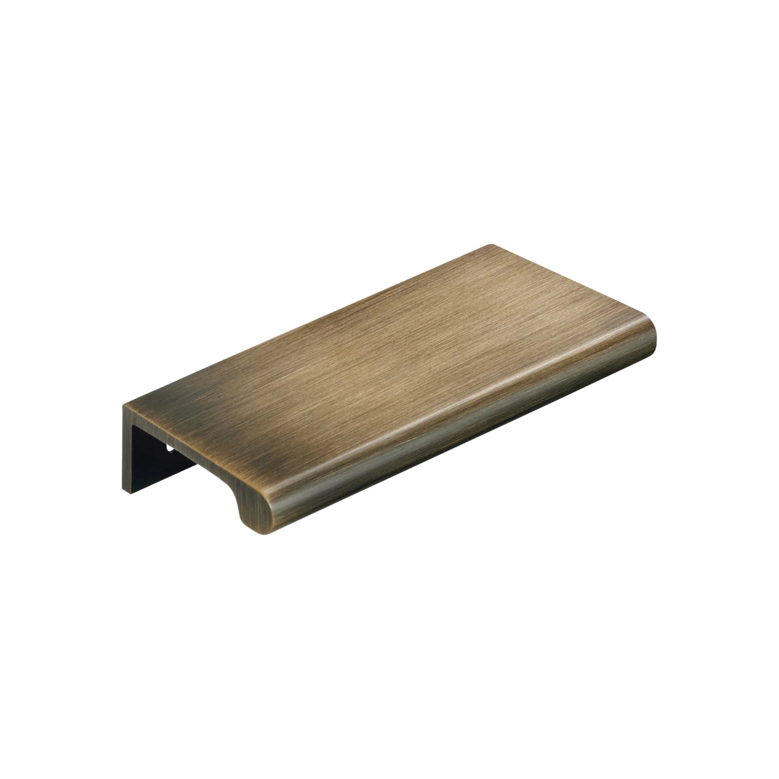 SIde View Momo Chelsea Lip Pull Handle Dark Brushed Brass CHLP.096.DBB - The Blue Space