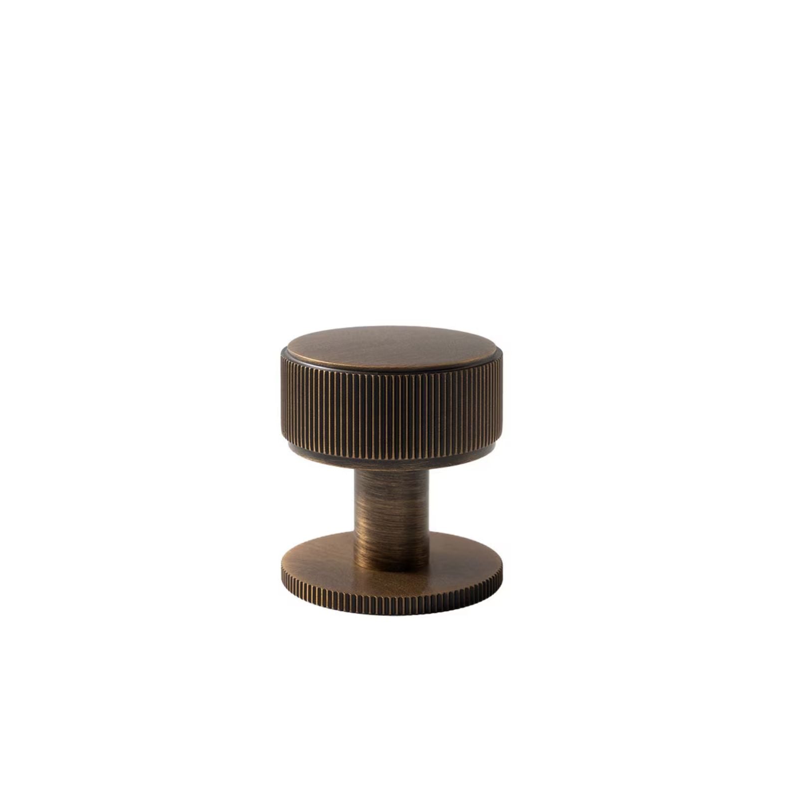 Momo Handles Belgravia 35mm Round Knob Lined Bronze BLGLN035.BNZ - The Blue Space