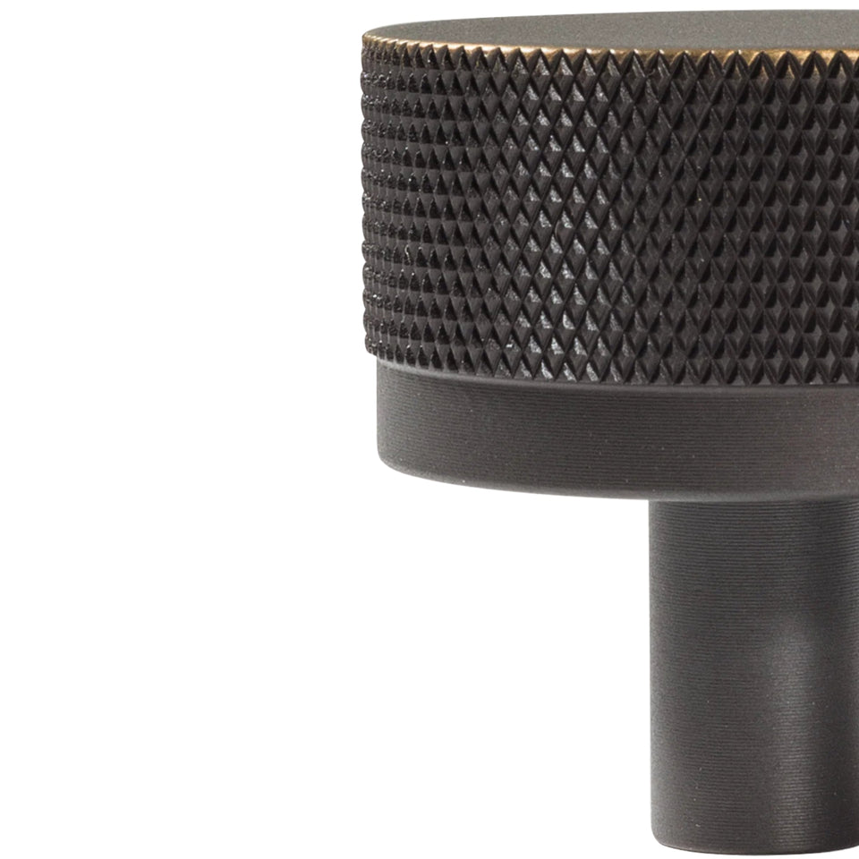 Momo Handles Bellevue 35mm Knurled Knob Dark Bronze
