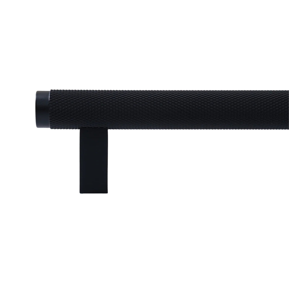 Momo Handles Bellevue Knurled Bar Pull Matte Black