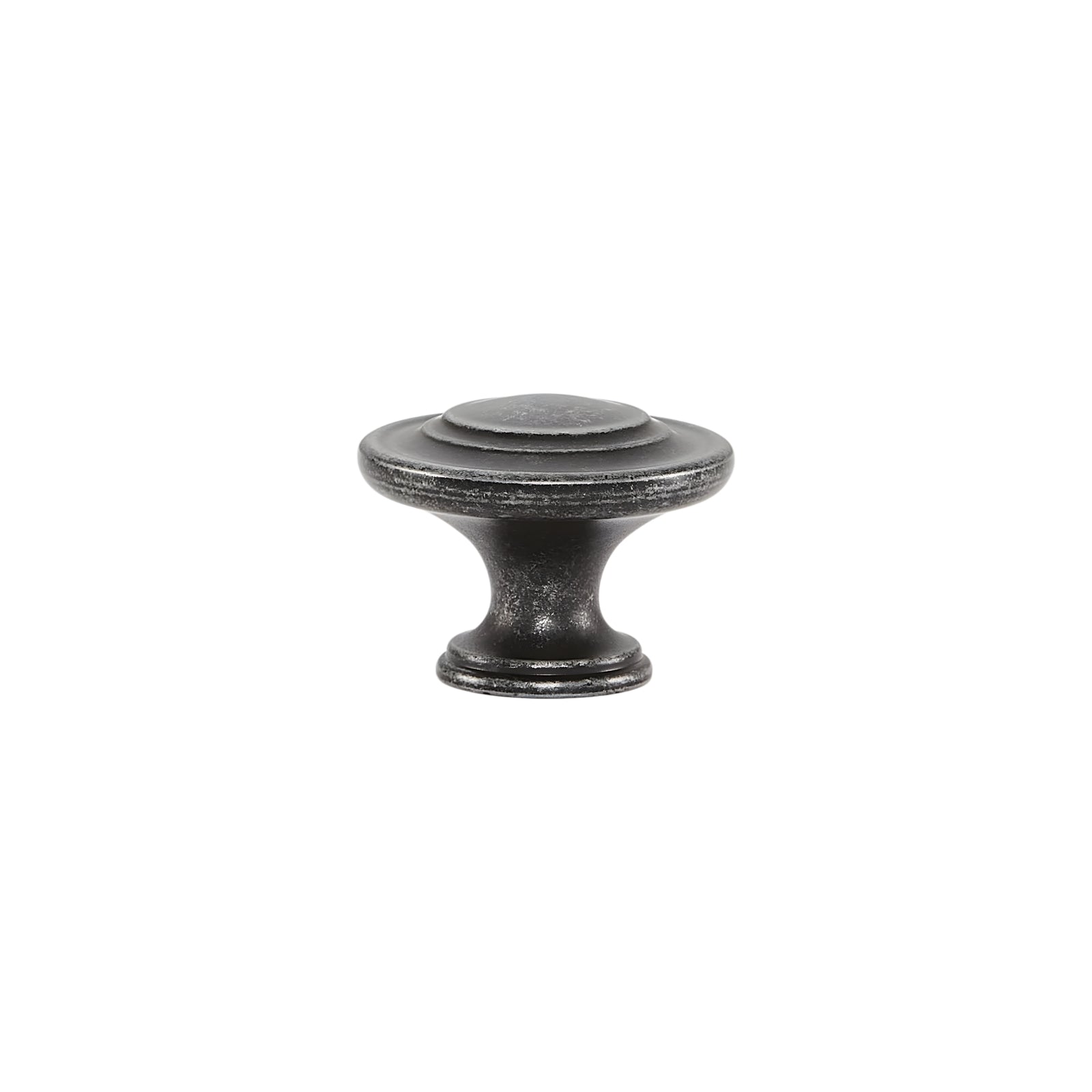 Side View Momo Handles Florencia Concentric Knob 33mm Charcoal CTCK.CH.FG - The Blue Space