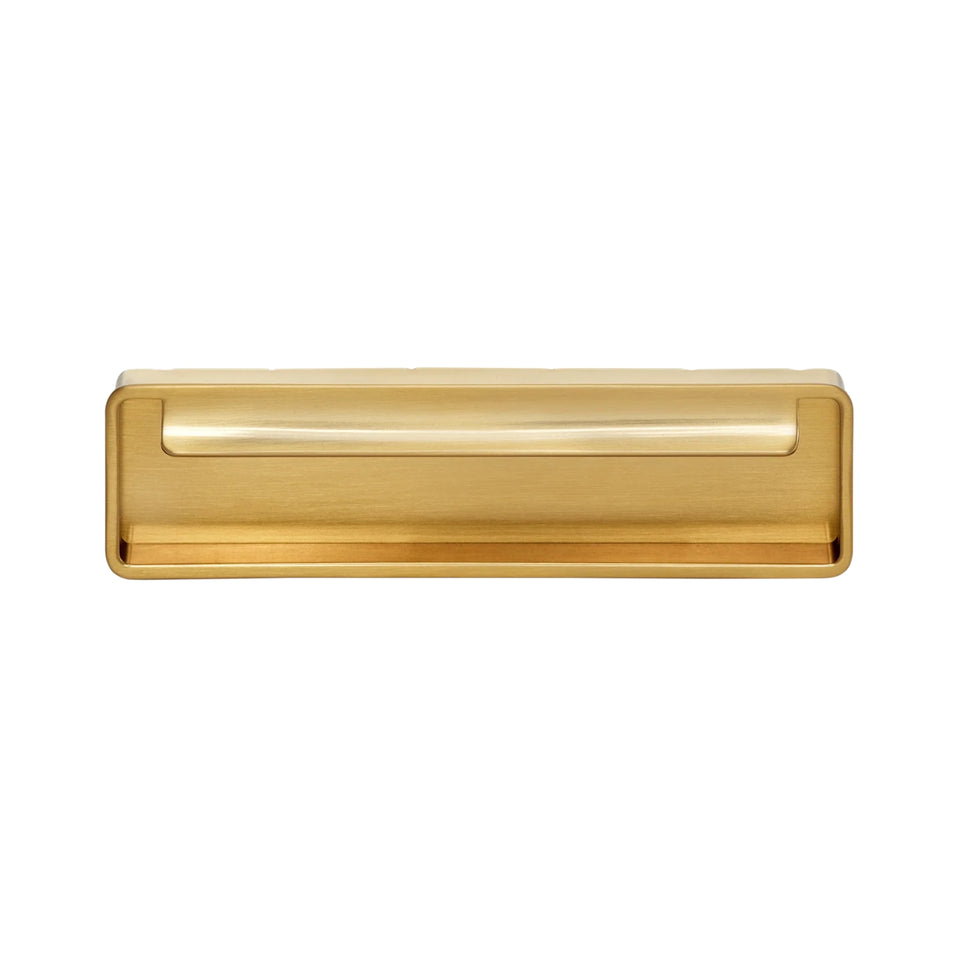 Momo Handles Fold Flush Pull Handle 128mm Brushed Gold