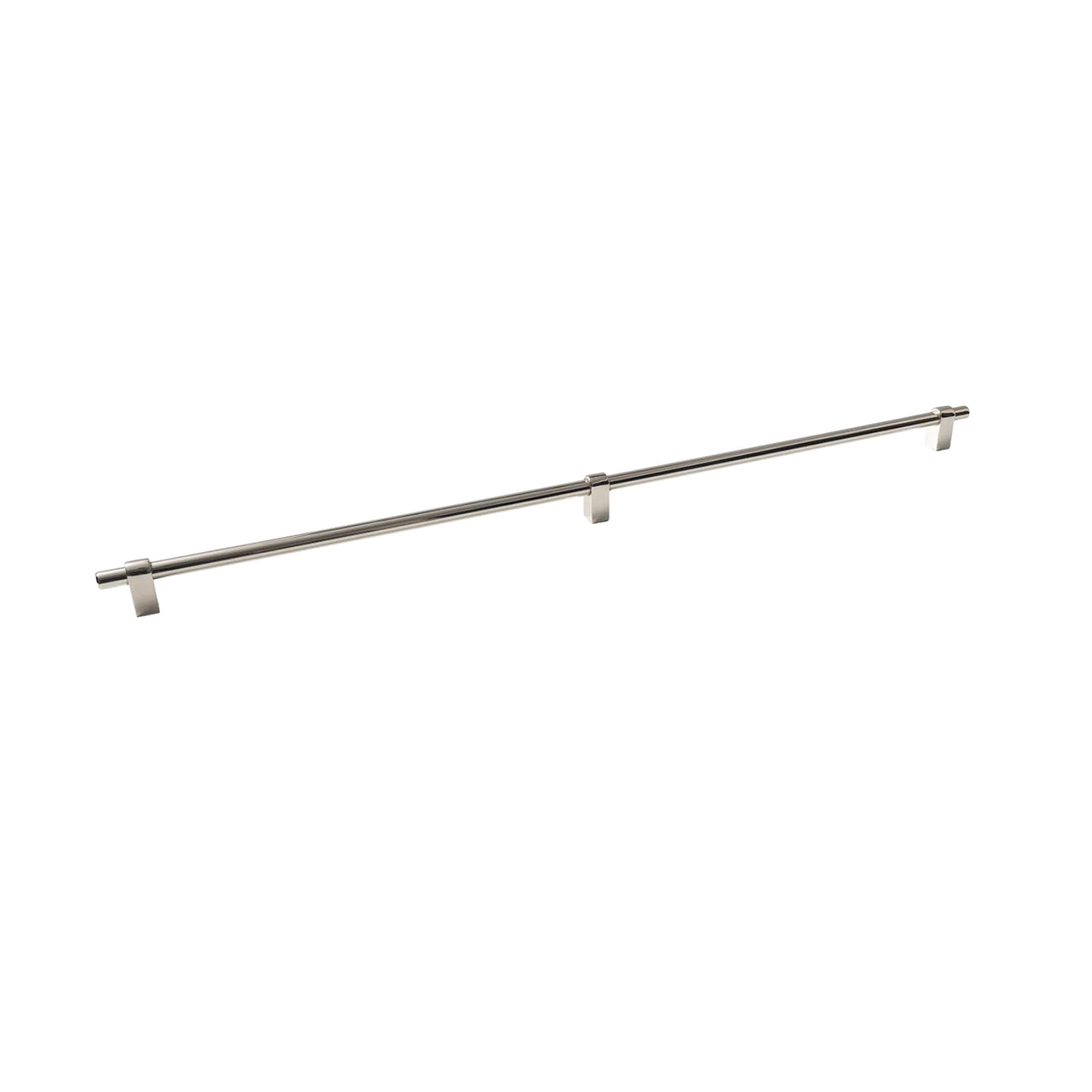 Side View Momo Handles Maida 648mm Pull Handle Polished Nickel MBH648.PN - The Blue Space