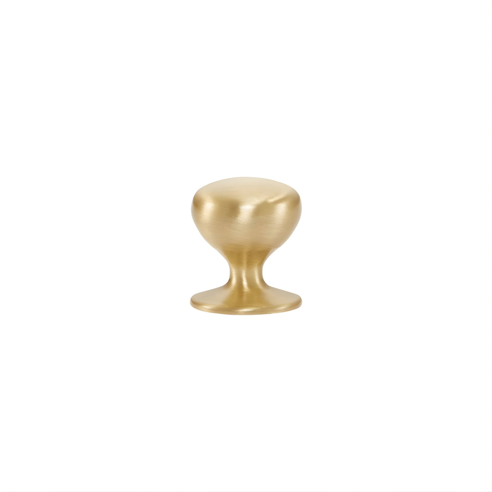 Momo Handles New Hampton Round Knob 32mm Matt Brass