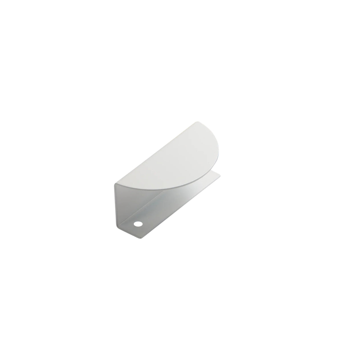 Momo Handles Sola Half Round Lip Pull White FHR080.WH - The Blue Space