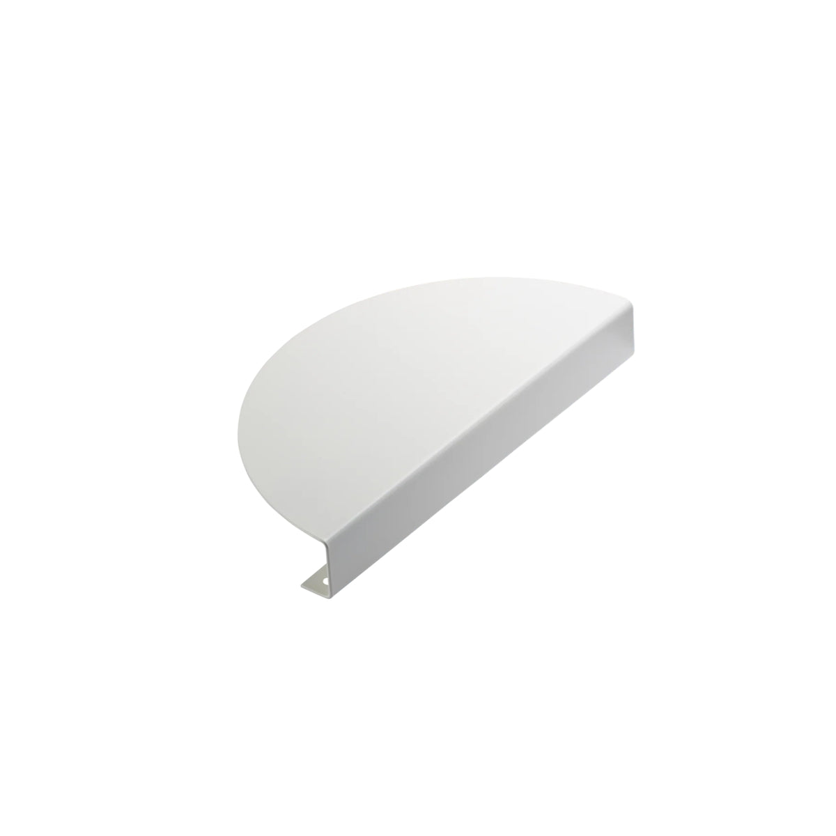 Front Momo Handles Sola Half Round Lip Pull White FHR240.WH - The Blue Space