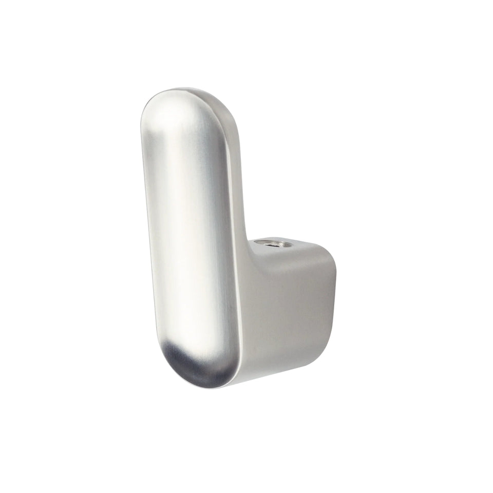 Momo Handles Luv 41mm Wall Hook Brushed Nickel