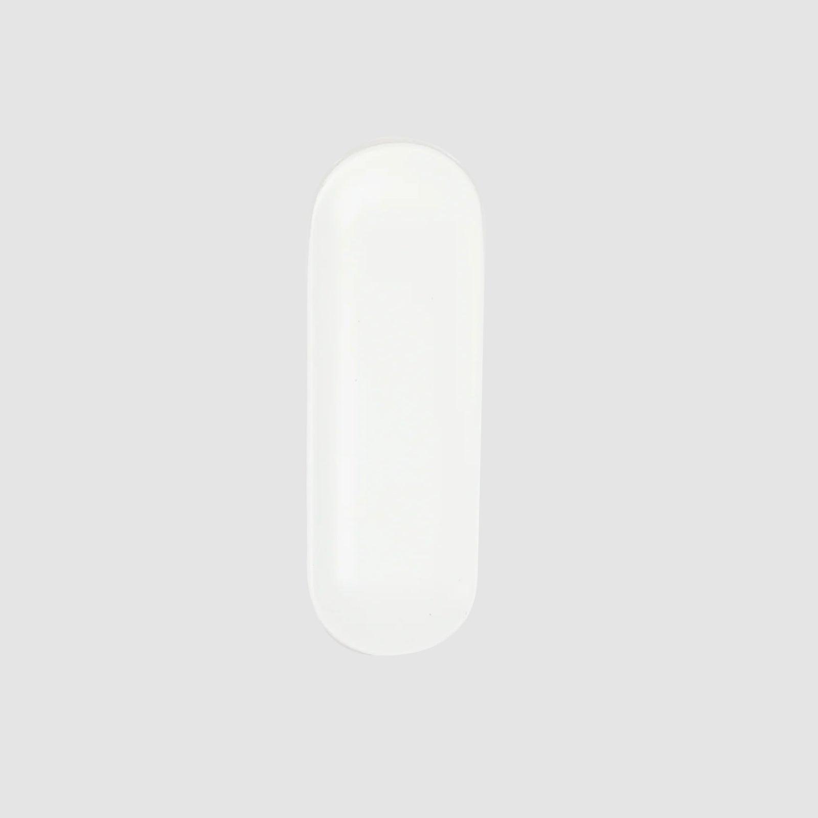 Front View Momo Luv Wall Hook 41mm Matte White L7037.041.MWH - The Blue Space
