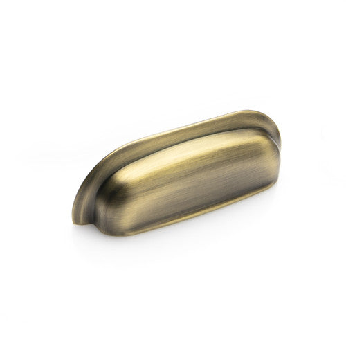 Momo New Hampton Wide Cup Pull 96mm Dark Brushed Brass NHMCW096.DBB - The Blue Space