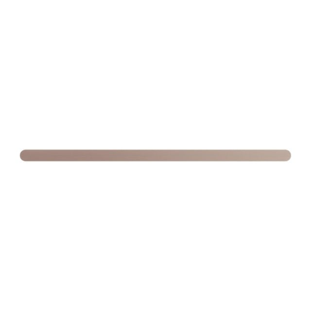 Nero Bianca Single Towel Rail 800mm Brushed Bronze