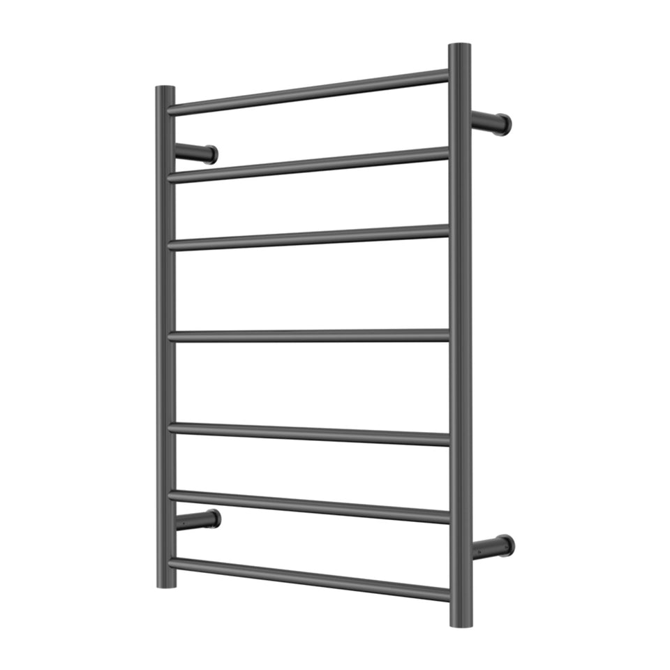 Nero Mecca 240V 7 Bar Heated Towel Ladder Gun Metal