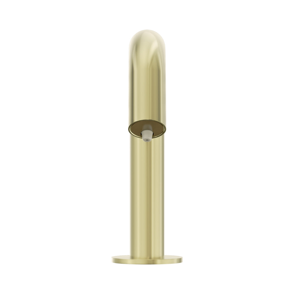 Front Nero Mecca Hob Mounted Sensor Soap Dispenser Brushed Gold NR407BG - The Blue Space