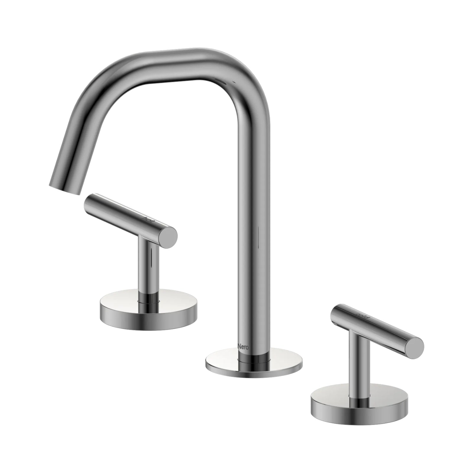 Nero Mecca Lever Basin Set Edge Spout Chrome 25D001CH - The Blue Space