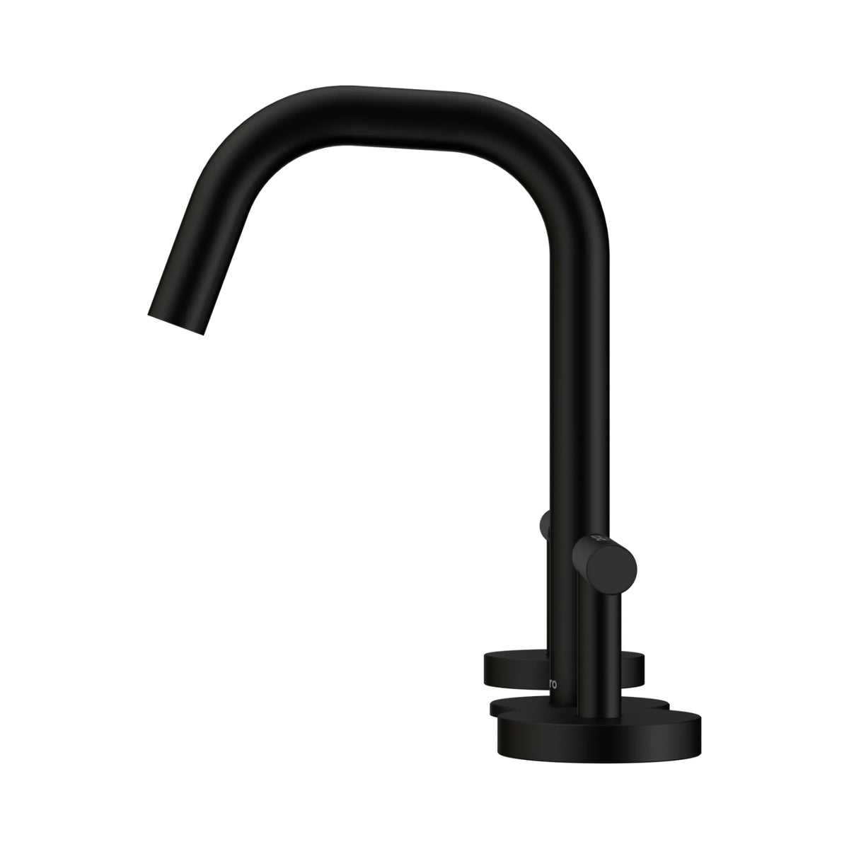 Side Nero Mecca Lever Basin Set Edge Spout Matte Black 25D001MB - The Blue Space