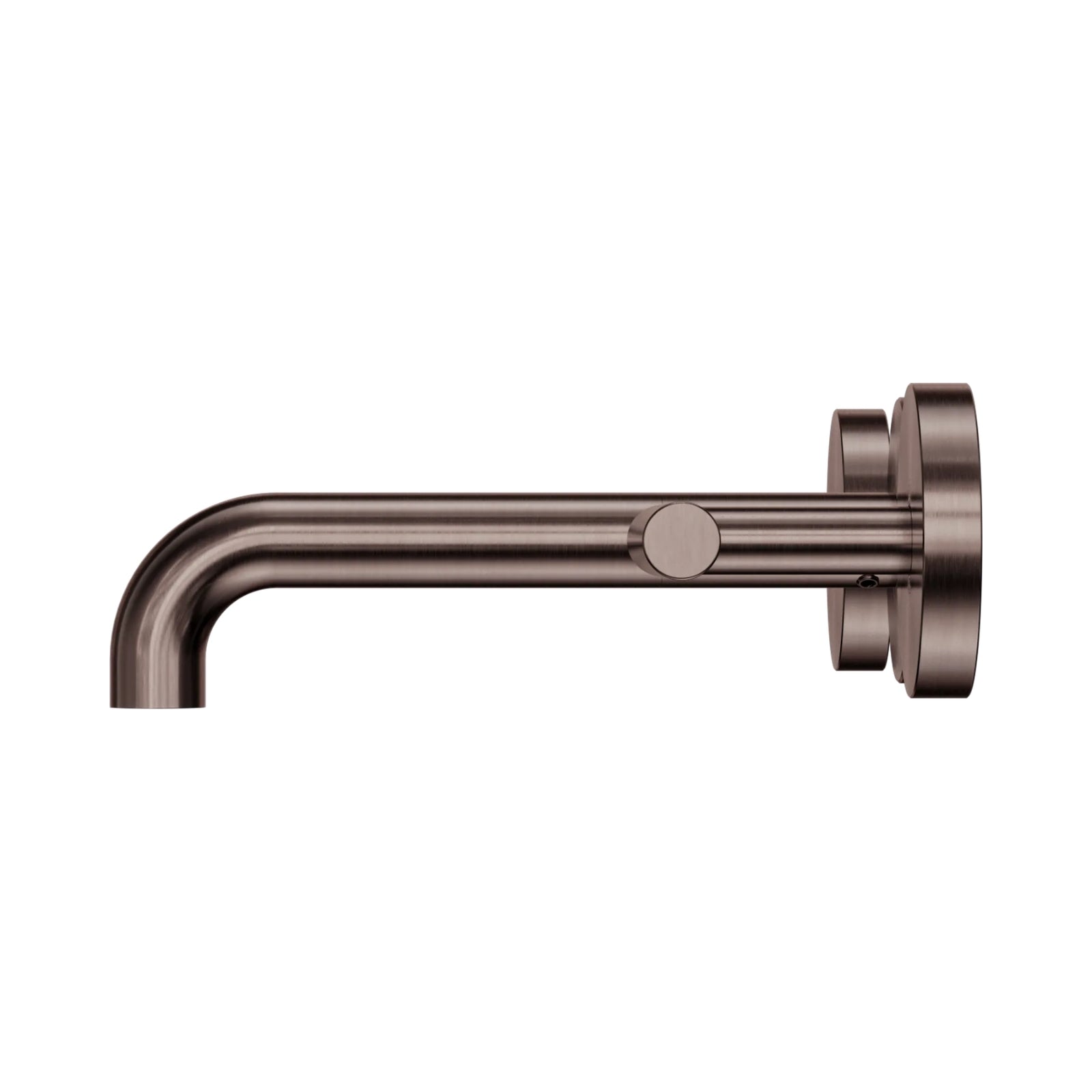 Side Nero Mecca Lever Wall Basin/Bath Set 160mm Spout Brushed Bronze 25D006BZ - The Blue Space