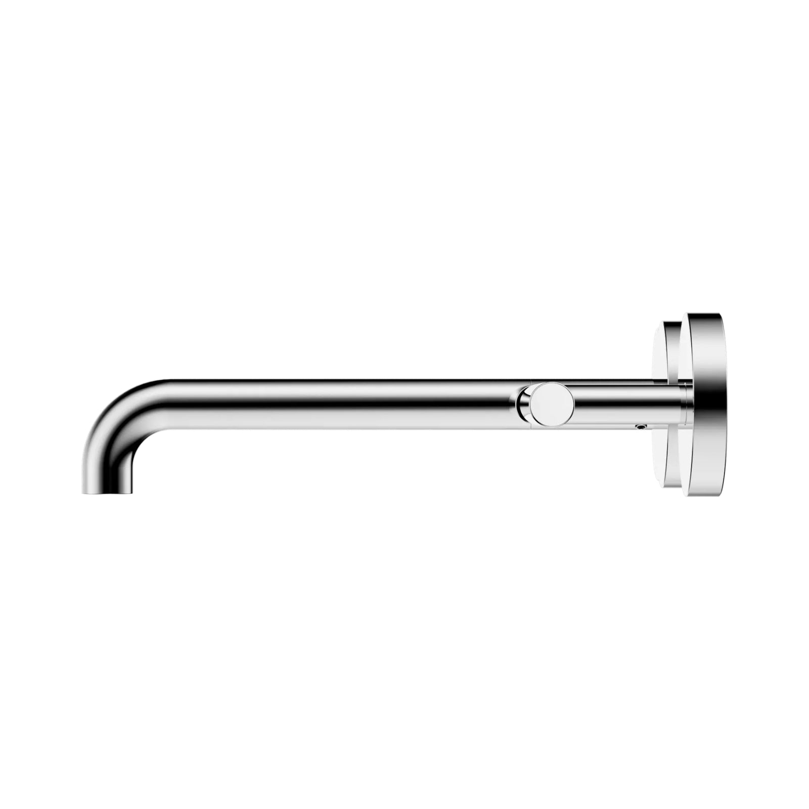 Side Nero Mecca Lever Wall Basin/Bath Set 220mm Offset Spout Chrome 25D011CH - The Blue Space