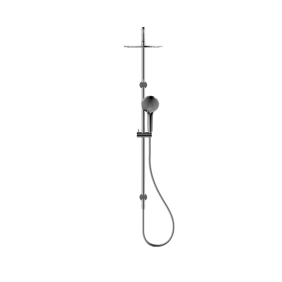 Nero Round Twin Shower With Air Shower I Chrome