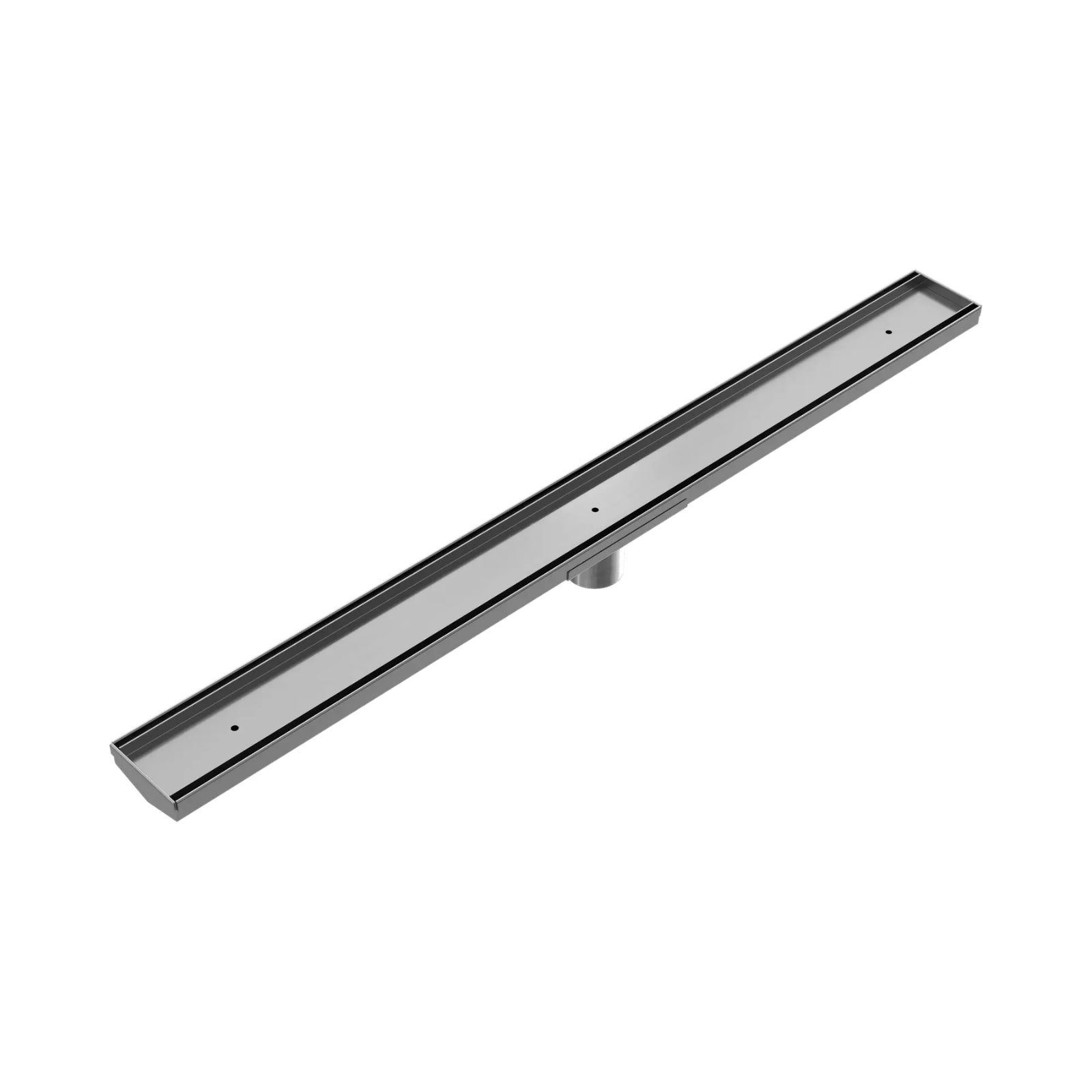 Nero Tile Insert V Channel 900x82mm Floor Grate 50mm Outlet Gun Metal NRFG002HSGM_KIT - The Blue Space