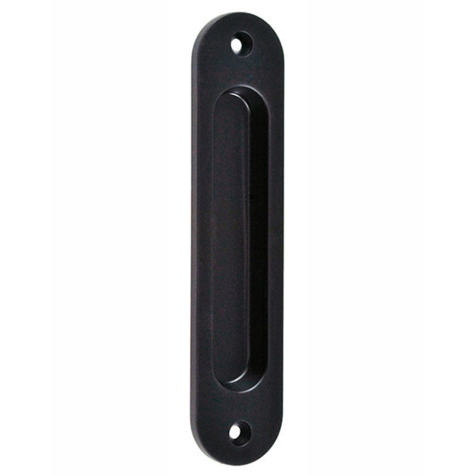 Nidus Radius Sliding Door Flush Pull Handle 135mm Matte Black