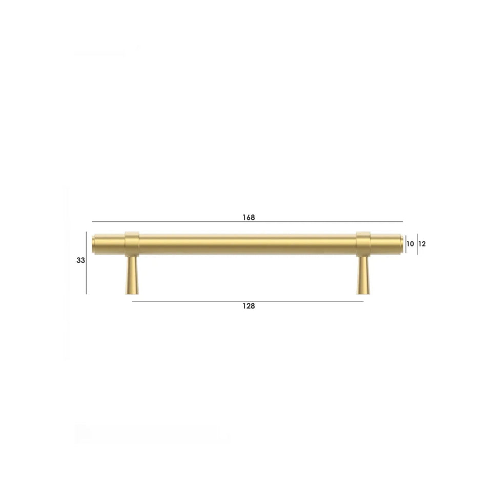 Otti Astor Pull Handle Brushed Brass