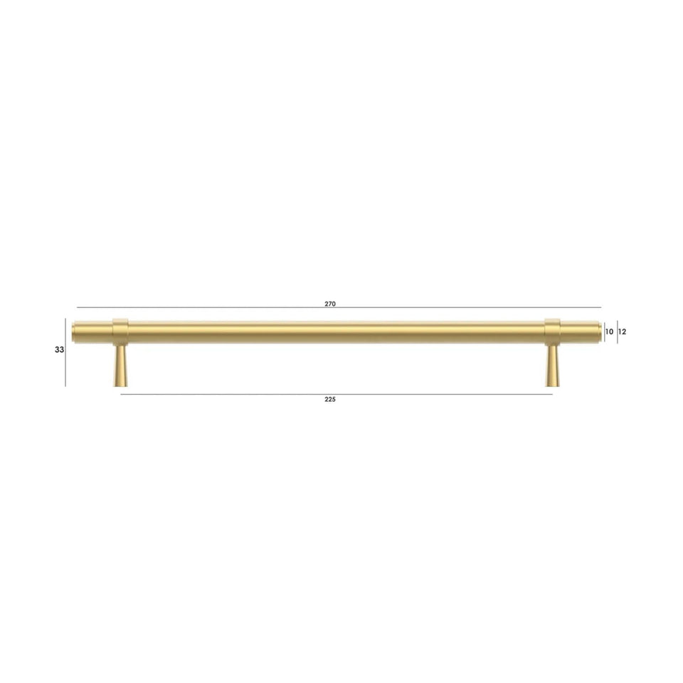 Otti Astor Pull Handle Brushed Brass