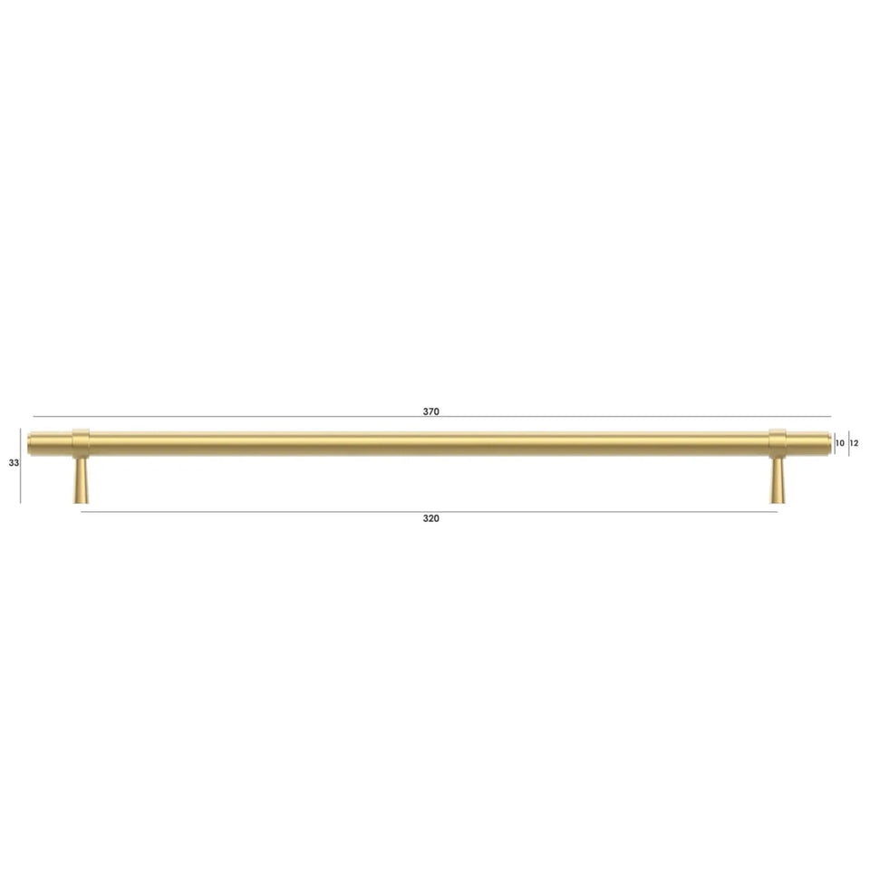 Otti Astor Pull Handle Brushed Brass