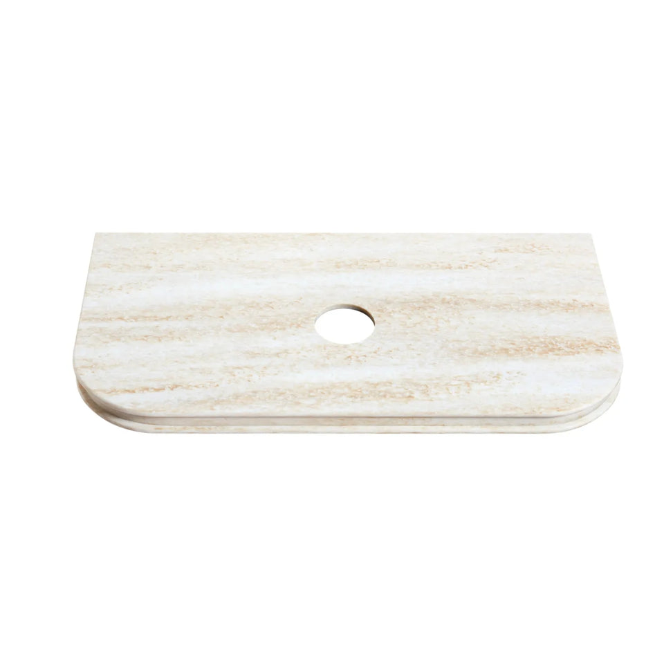 Otti Hampshire Wall Hung Curve Vanity - White