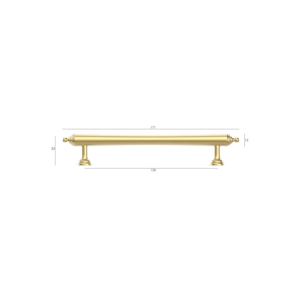 Otti Heirloom Pull Handle Brushed Brass