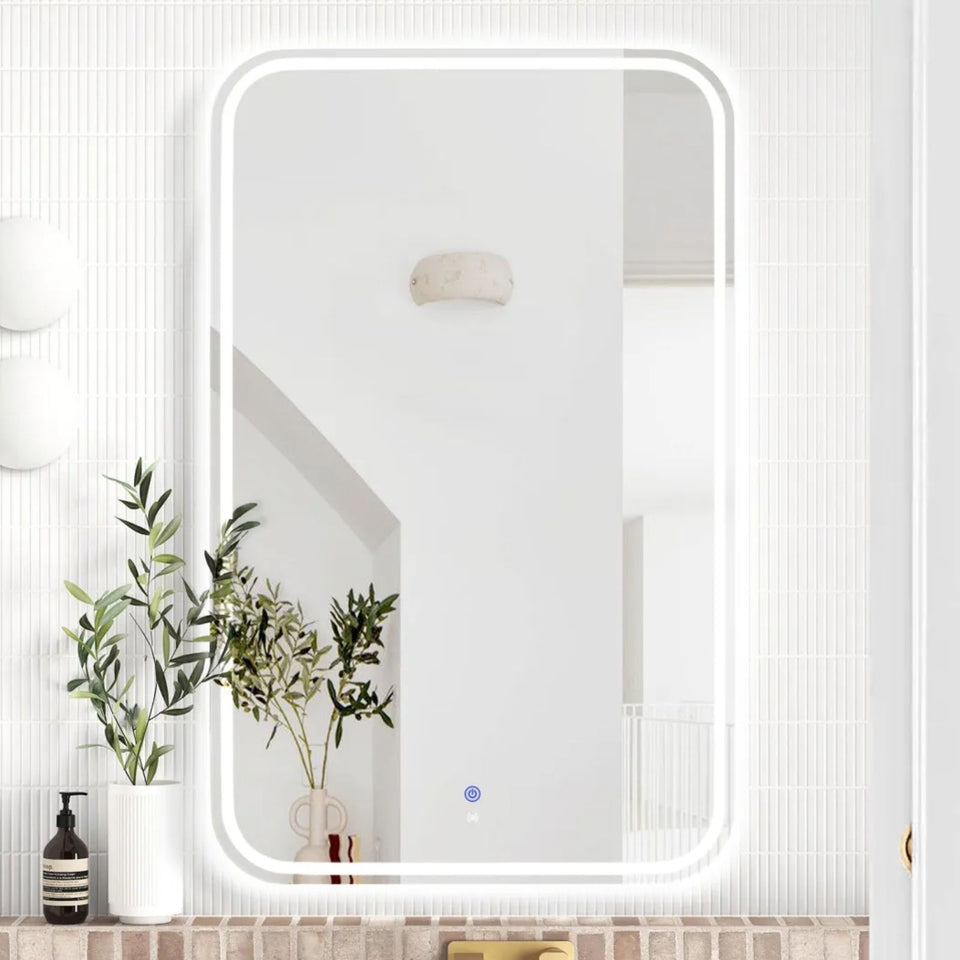 Otti LED Newport 1200mm x 750mm Frameless Backlit Tuffi Mirror
