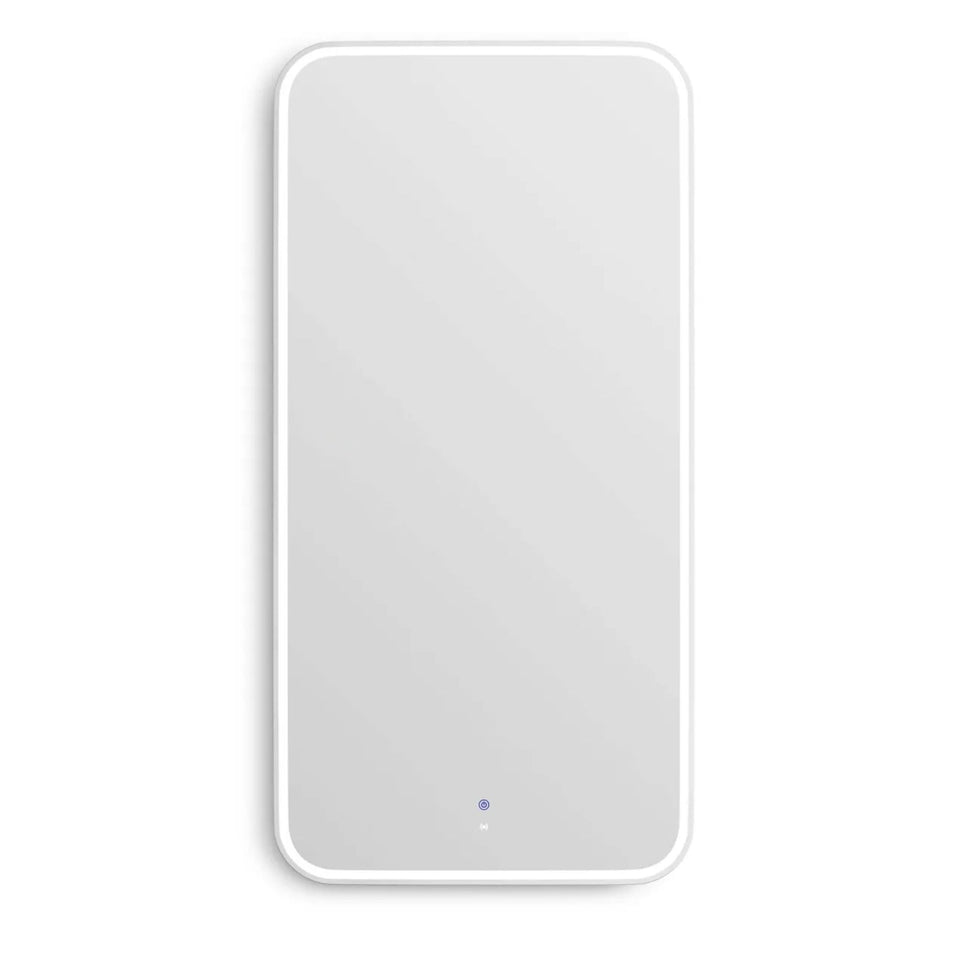 Otti LED Newport 1500mm x 750mm Metal Frame Mirror - White