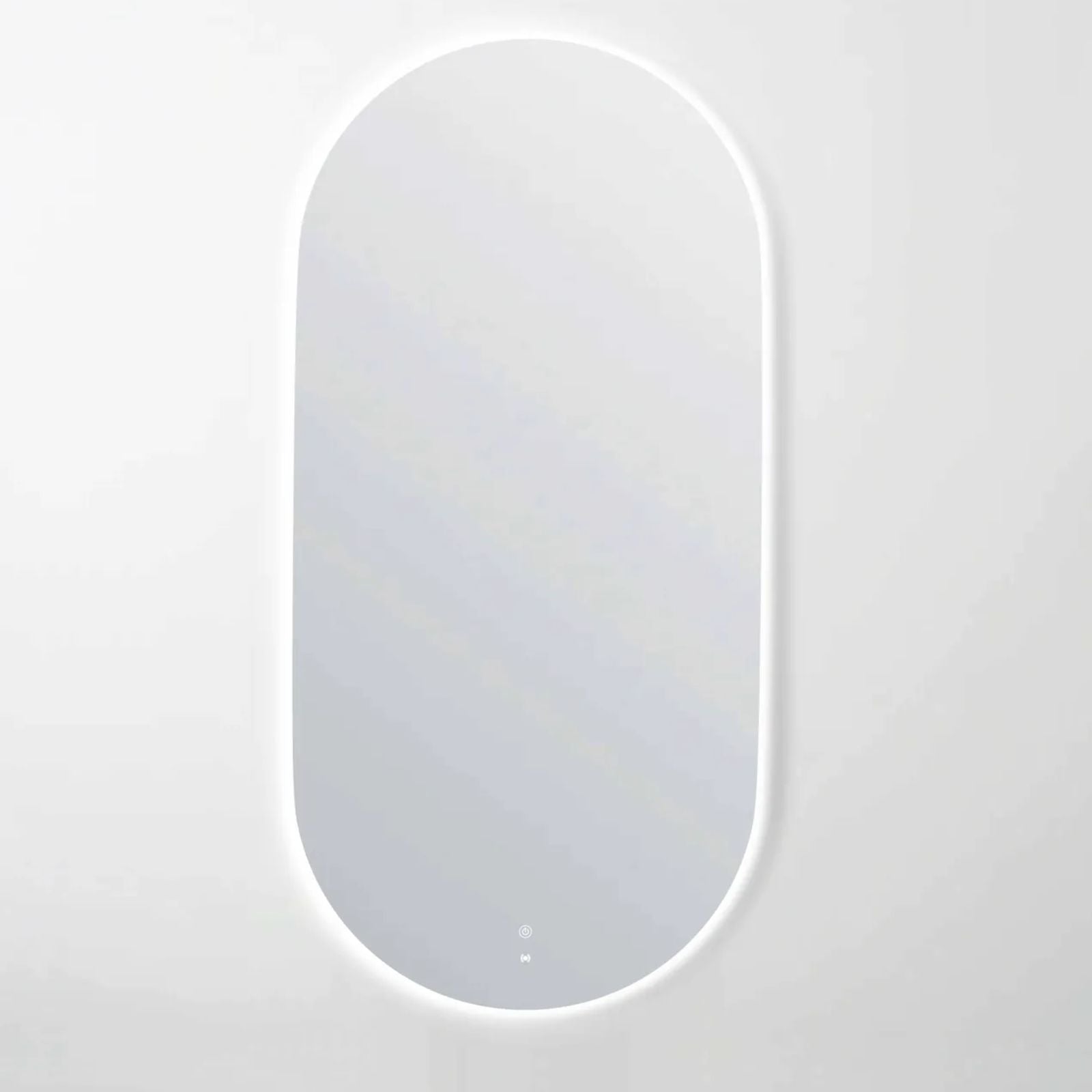 Otti LED Noosa 1500mm x 750mm Frameless Tuffi Mirror Vertical LED-OV1575 | The Blue Space