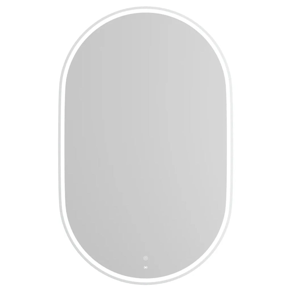 Otti LED Noosa 900mm x 600mm Metal Frame Mirror - White