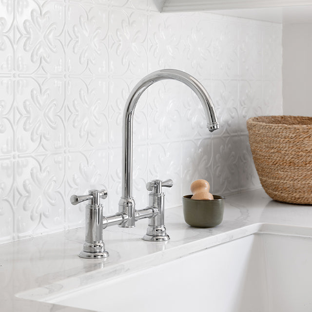 Phoenix Cromford Exposed Sink Set Chrome