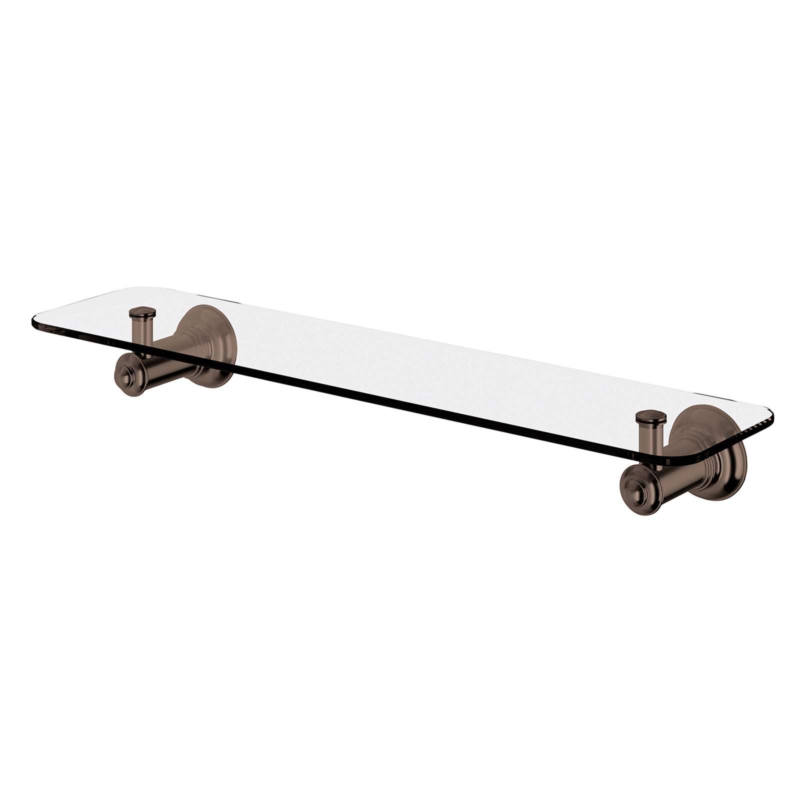 Phoenix Cromford Glass Shelf 450mm - Brushed Bronze 134-8600-24 - The Blue Space