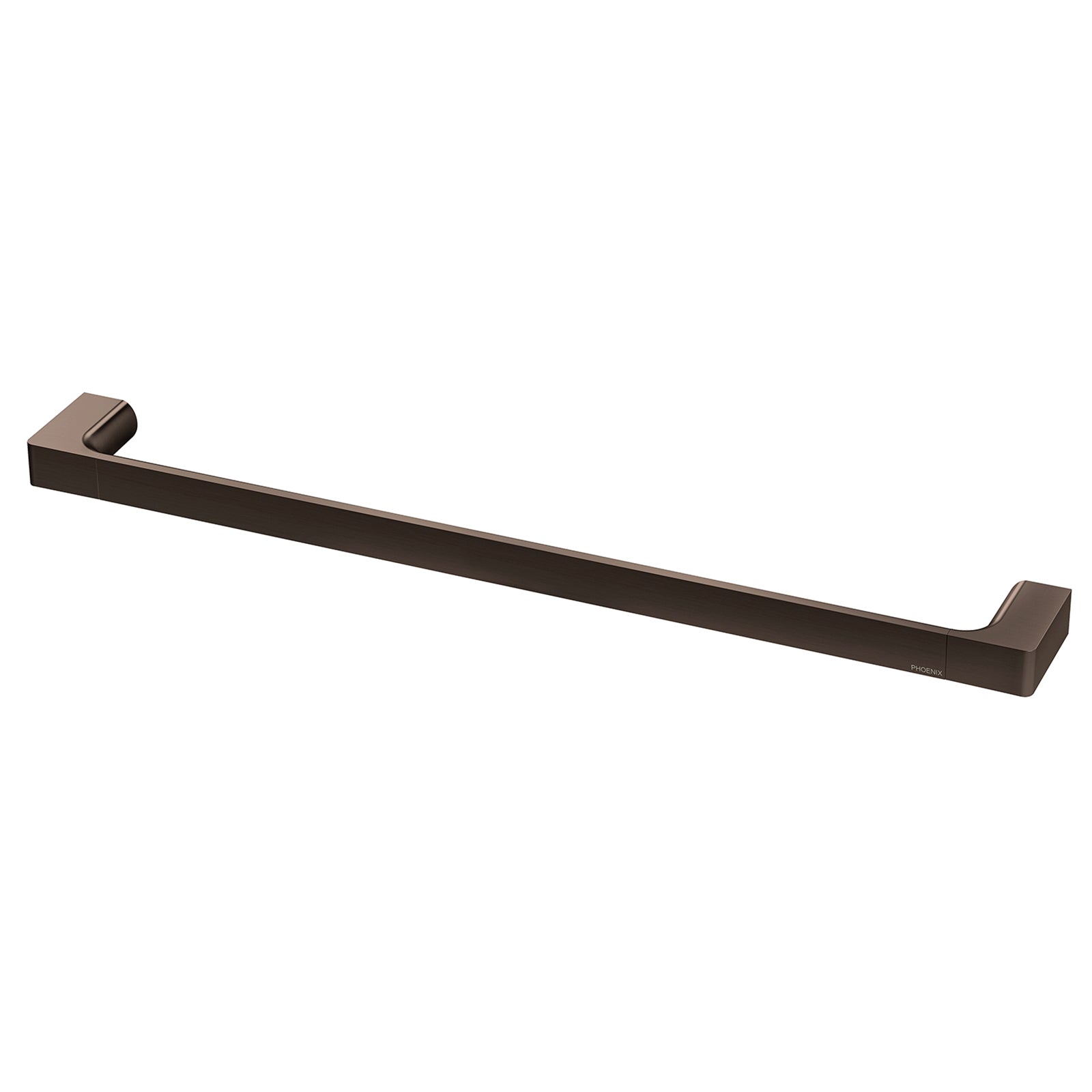 Phoenix Gloss Single Towel Rail 600mm - Brushed Bronze GS804-24 - The Blue Space