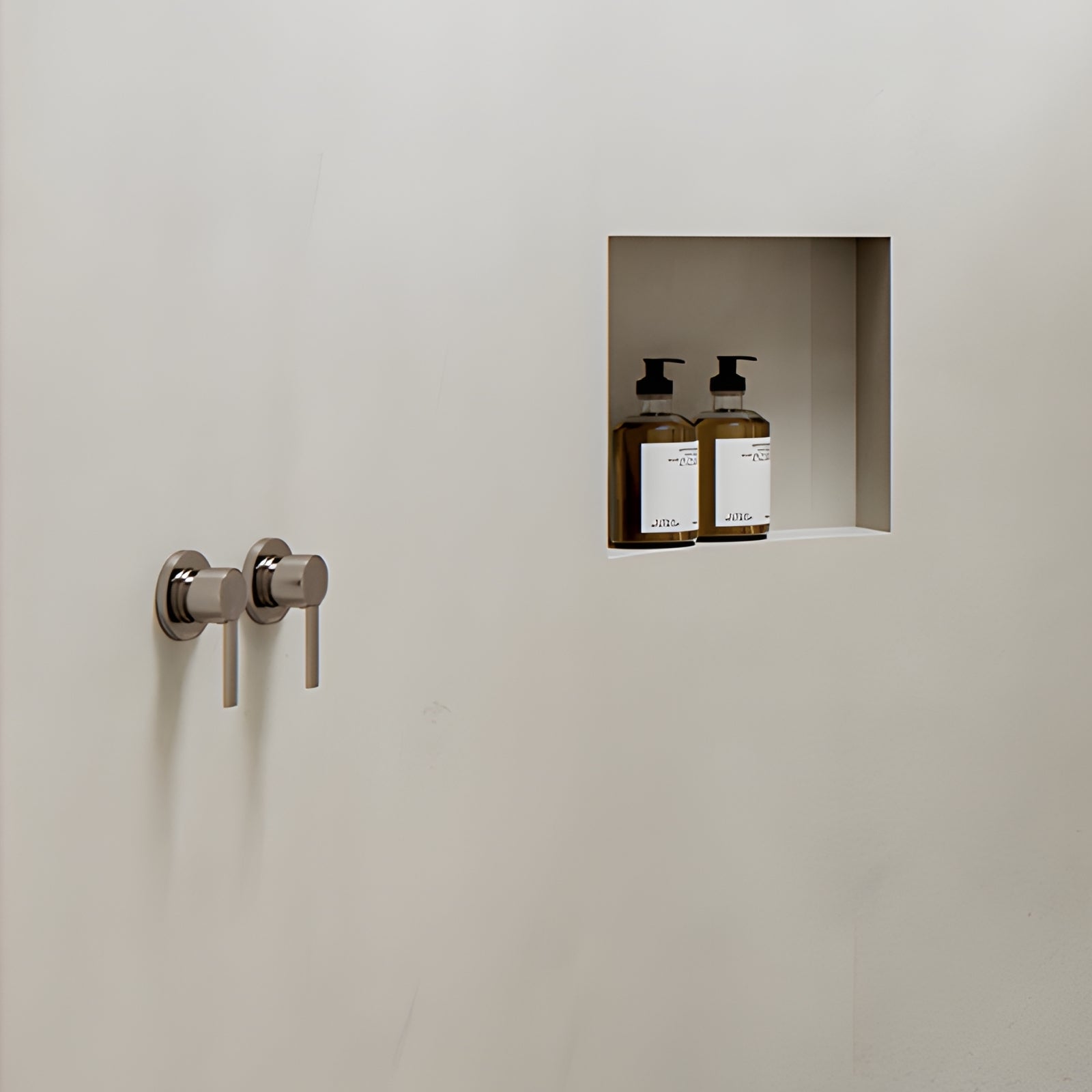 Main Phoenix Lexi Mkii Switchmix Shower Wall Mixer Fit Off Kit Only - Brushed Nickel 123-2805-40-1 - The Blue Space