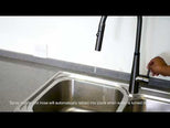 Suprema Xpress Fit Stainless Steel Gooseneck Sink Mixer