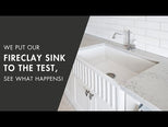 Turner Hastings Cuisine 60 x 46 Inset / Undermount Fine Fireclay Matte Black Sink