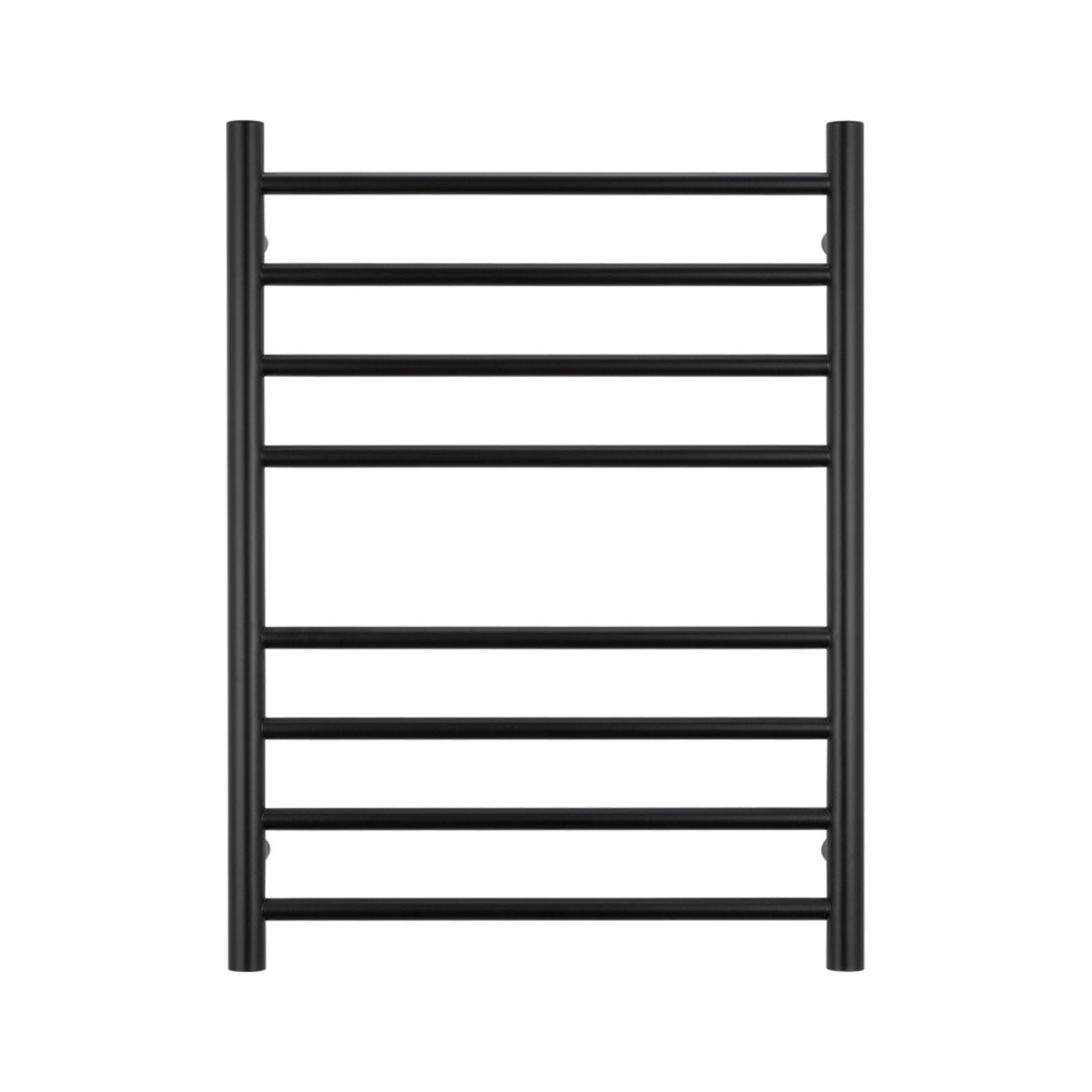 Radiant Heated Round Ladder 530 X 700mm Matt Black BRTR530 - The Blue Space