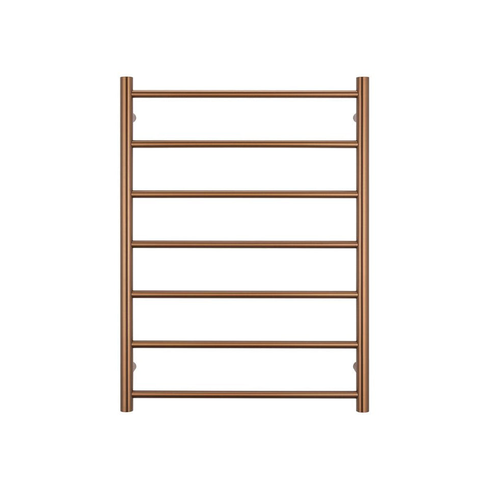 Radiant Heated Round Ladder 600 x 800mm Brushed Bronze